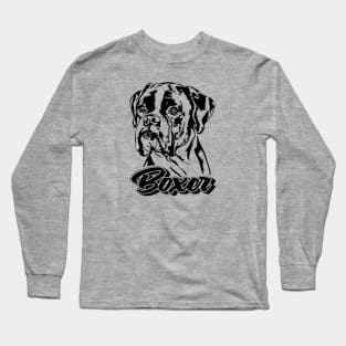 Funny German Boxer Dog Long Sleeve T-Shirt